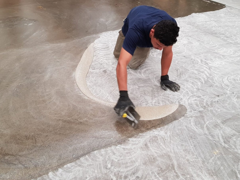 Piso Epoxi Espatulado 2