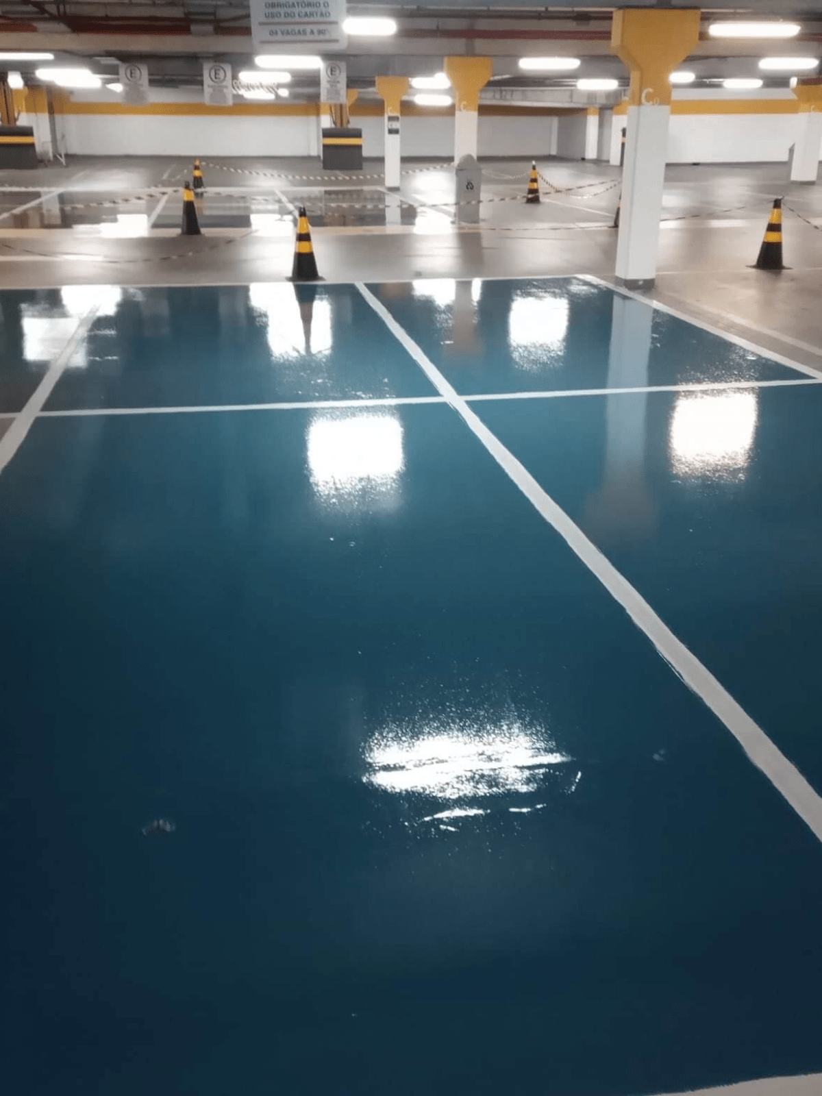 Piso epóxi para Industria